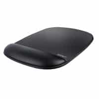 StarTech.com Mouse Pad with Hand Rest, 6.7x7.1x0.8in (17x18x2cm), Ergonomic Mouse Pad with Wrist Support, Desk Wrist Pad w/Non-Slip PU Base, Cushioned Gel Mouse Pad w/Palm Rest (B-Ergo-Mouse-PAD)