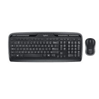 Logitech MK320 Wireless Desktop Keyboard and Mouse Combo — Entertainment Keyboard and Mouse, 2.4GHz Encrypted Wireless Connection, Long Battery Life